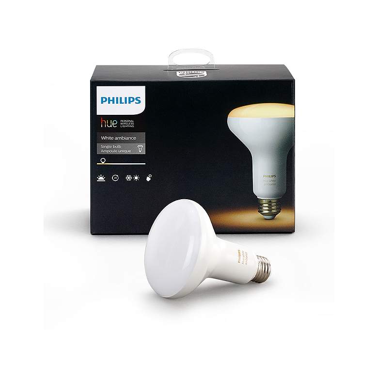 Image 1 Philips Hue White Ambiance BR30 LED Light Bulb