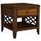 Phillipe 24" Wide Cherry Wood 1-Drawer Square End Table