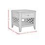 7_Phillipe 24" Wide Cherry Wood 1-Drawer Square End Table more views