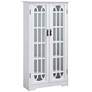 Philomina 26 1/4" Wide White Wood 2-Door Display Cabinet