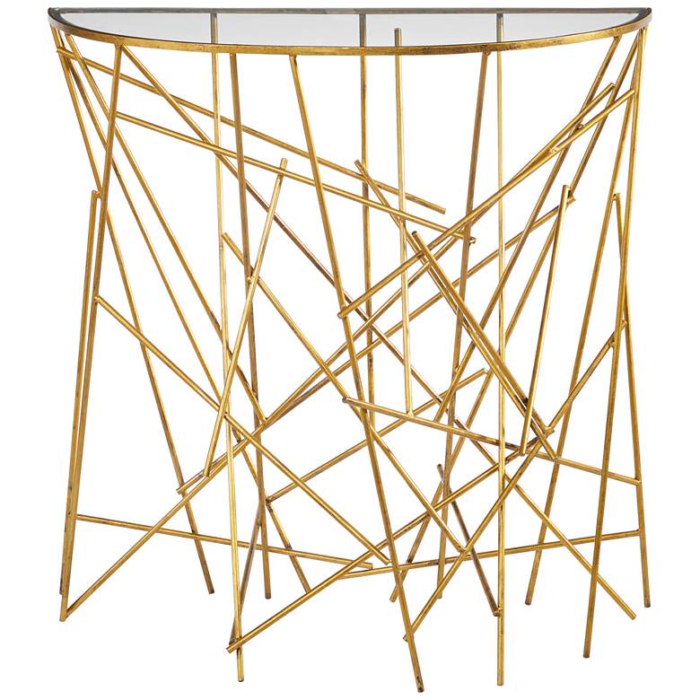 Image 1 Philosopher Gold Console Table