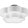 1_Phlox 20" Wide Matte Black 2-Tier Ceiling Light