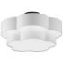 Phlox 20" Wide Matte Black 2-Tier Ceiling Light