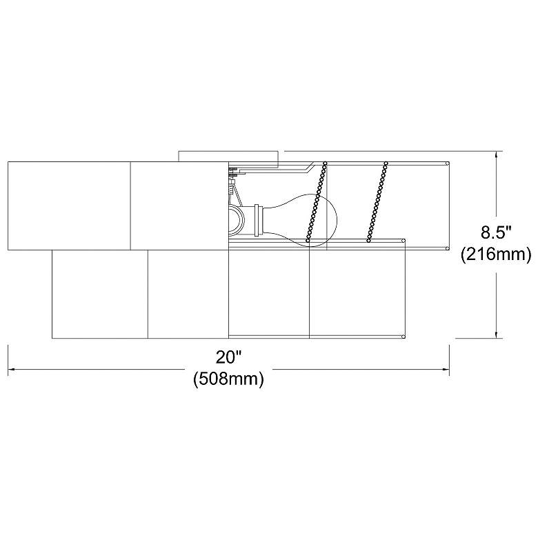Image 2 Phlox 20" Wide Matte Black 3-Light Ceiling Light more views
