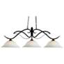 Phoenix 54" Wide Bronze 3-Light Billiard Pendant