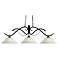 Phoenix 54" Wide Bronze 3-Light Billiard Pendant