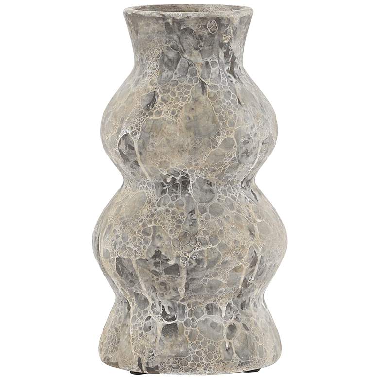 Image 1 Phonecian Cobblestone 12 1/4 inchH Terracotta Decorative Vase