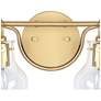 2_Phosphenes 30 3/4" Wide Matte Gold 4-Light Bath Light more views