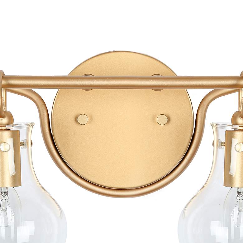 Image 3 Phosphenes 30 3/4" Wide Matte Gold 4-Light Bath Light more views