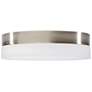 Thumbnail3 of Pi 11 Inch LED Flush Mount Brushed Nickel Finish, Frosted Etched Glass more views