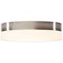Thumbnail4 of Pi 11 Inch LED Flush Mount Brushed Nickel Finish, Frosted Etched Glass more views