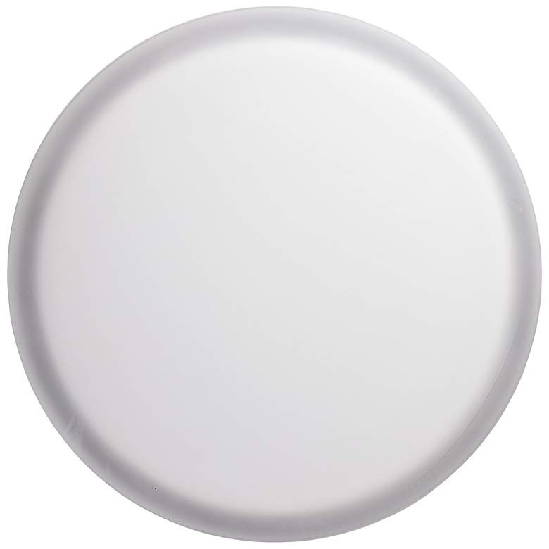 Image 6 Pi 14 Inch LED Flush Mount Black Finish, Frosted Etched Glass more views