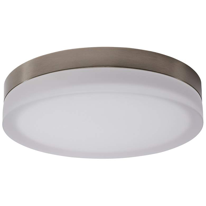 Image 3 Pi 14 Inch LED Flush Mount Brushed Nickel Finish, Frosted Etched Glass more views