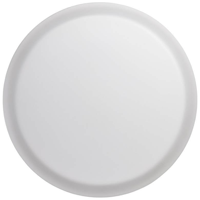 Image 7 Pi 14 Inch LED Flush Mount Brushed Nickel Finish, Frosted Etched Glass more views