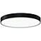 Pi 24" Round LED Surface Mount - Satin Black