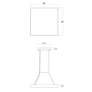 2_Pi 24" Wide Satin White 3000K LED Square Pendant more views