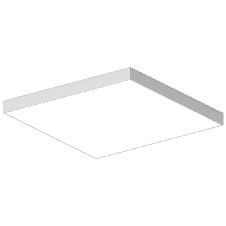 Image 1 Pi 30" Wide Satin White 3000K LED Square Surface Mount