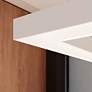 5_Pi 30" Wide Satin White 3500K LED Square Ring Pendant more views