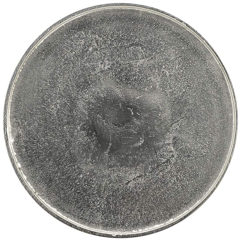Image 2 Piaf 25" High Polished Nickel Song Birds Pedestal Table more views