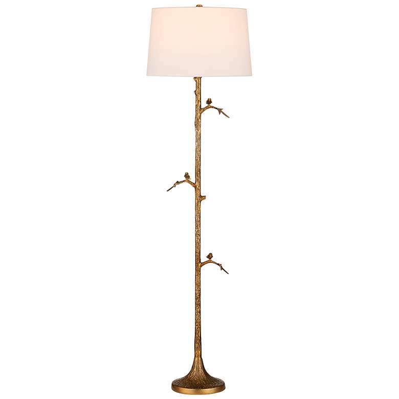 Image 1 Piaf Brass Floor Lamp