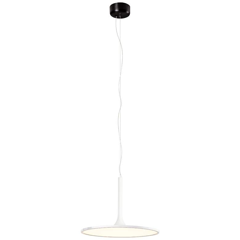 Image 1 Piano 18" Matte White Pendant