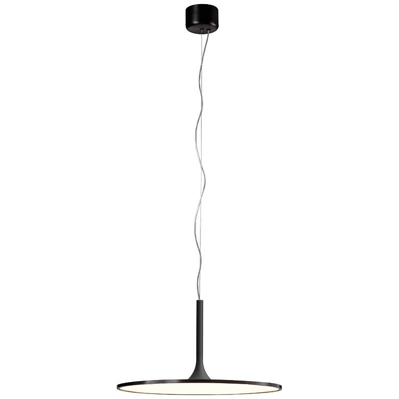 Image 1 Piano 23.9" Brushed Black/Matte Black Pendant