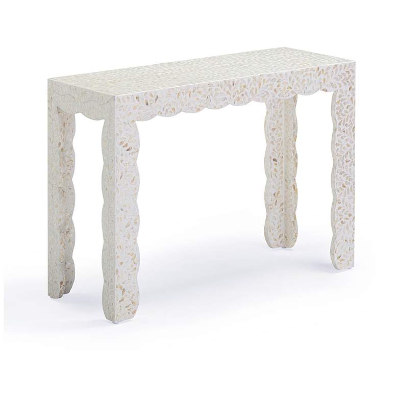 Image 3 Piara Natural Capiz Shell Console more views