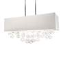 Thumbnail2 of Piatt 11-in W 6-Light Chrome Kitchen Island Light with Fabric Shade more views