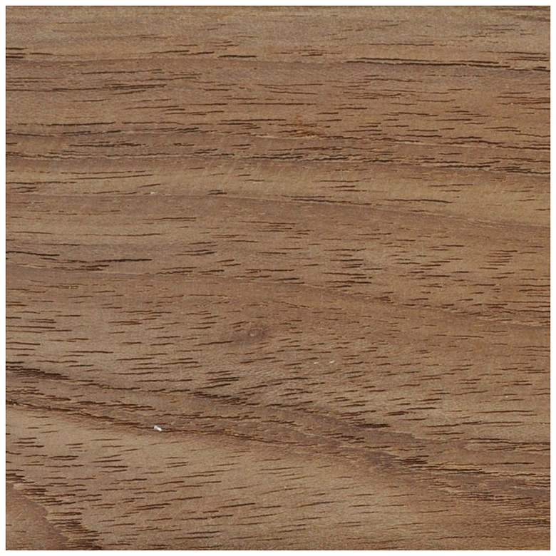 Image 3 Piatto 30" Teak Wood Backless Square Outdoor Patio Barstool more views