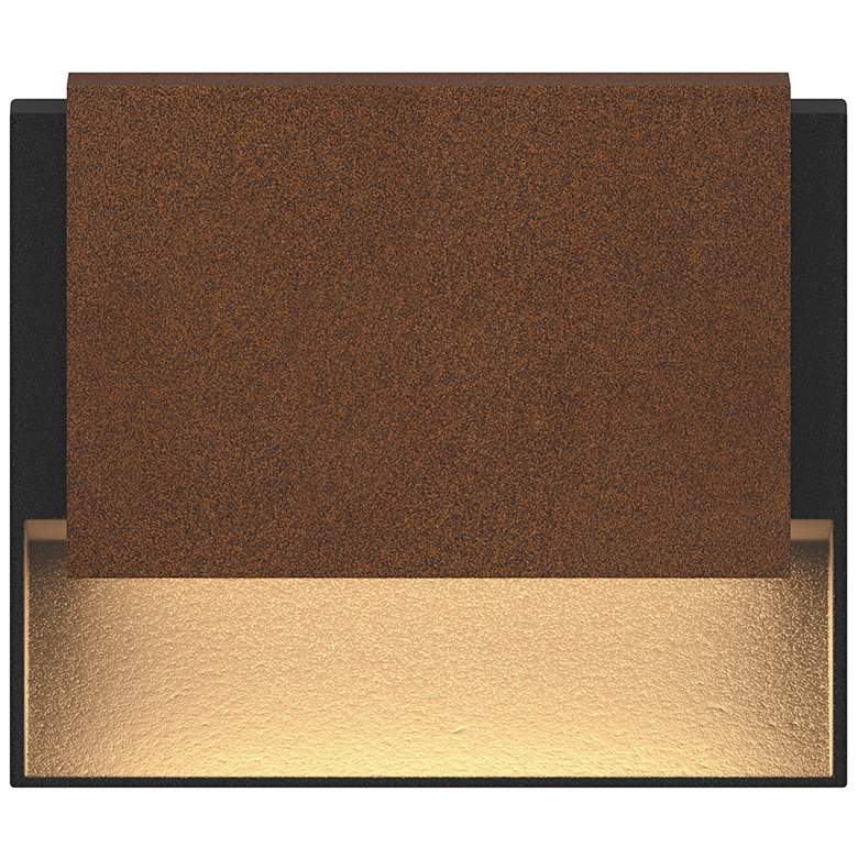 Image 1 Piazza 1 5.5" Wide Anthracite LED Outdoor Step Light