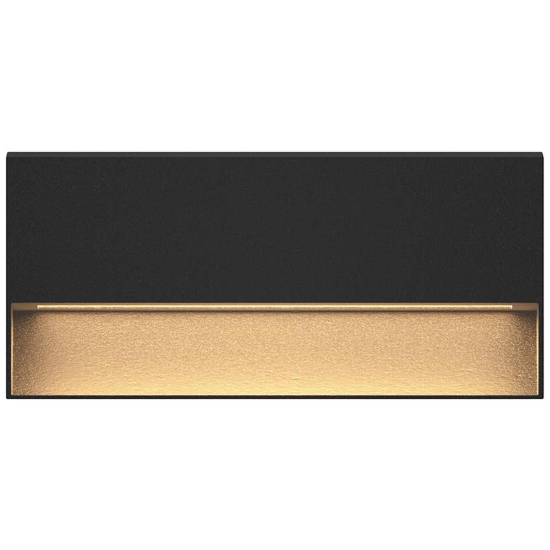 Image 1 Piazza 2 9.81" Wide Anthracite LED Outdoor Step Light