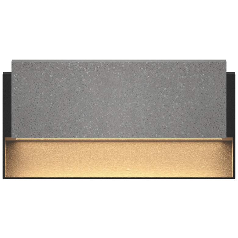 Image 1 Piazza 2 9.81" Wide Anthracite LED Outdoor Step Light