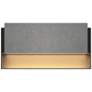 Piazza 2 9.81" Wide Anthracite LED Outdoor Step Light