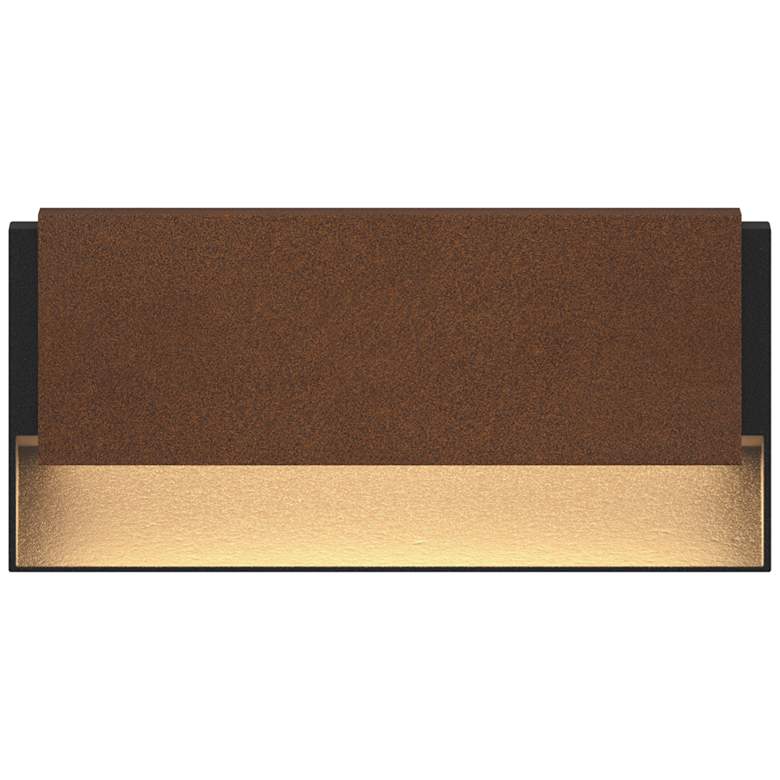 Image 1 Piazza 2 9.81" Wide Anthracite LED Outdoor Step Light