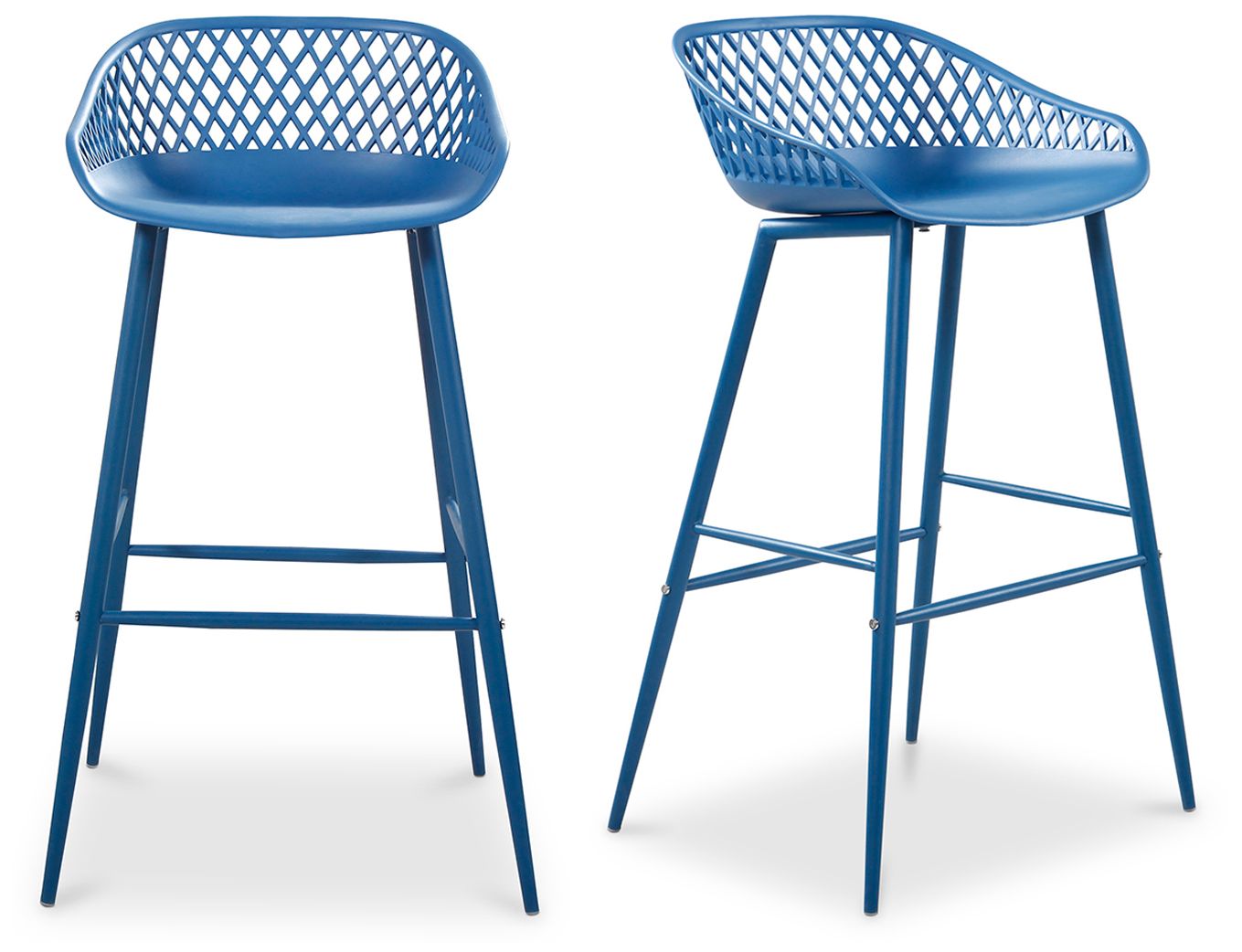 Image 2 Piazza Outdoor Barstool Blue - Set Of Two more views
