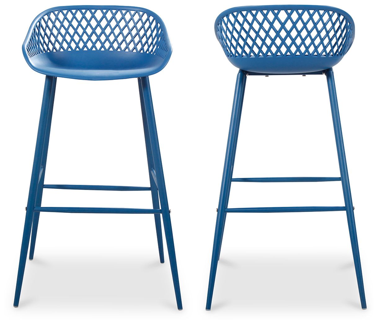 Image 3 Piazza Outdoor Barstool Blue - Set Of Two more views