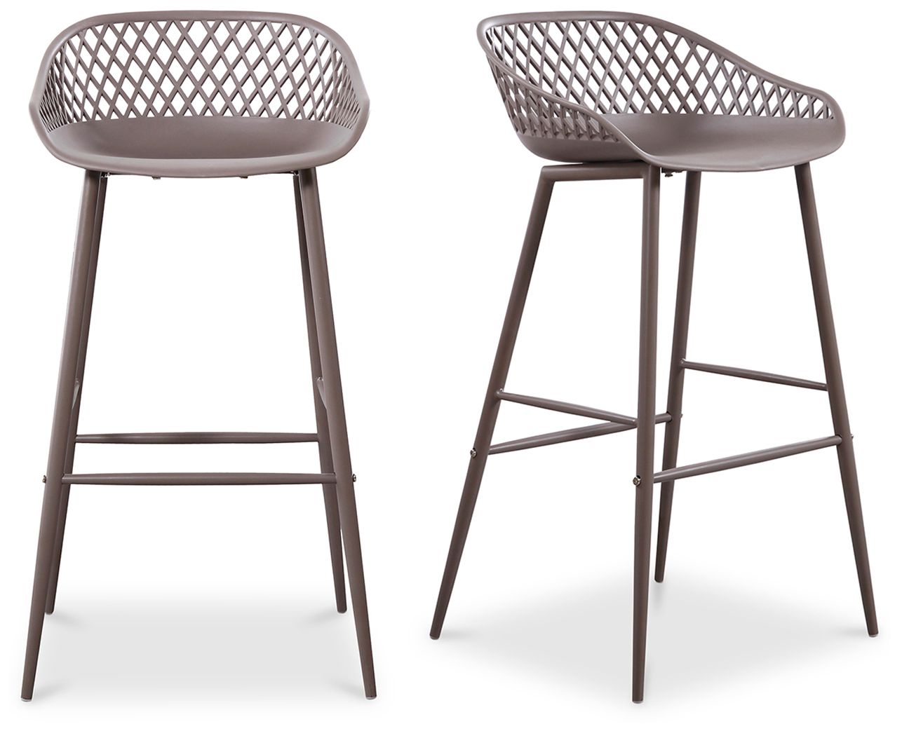 Image 2 Piazza Outdoor Barstool Grey - Set Of Two more views