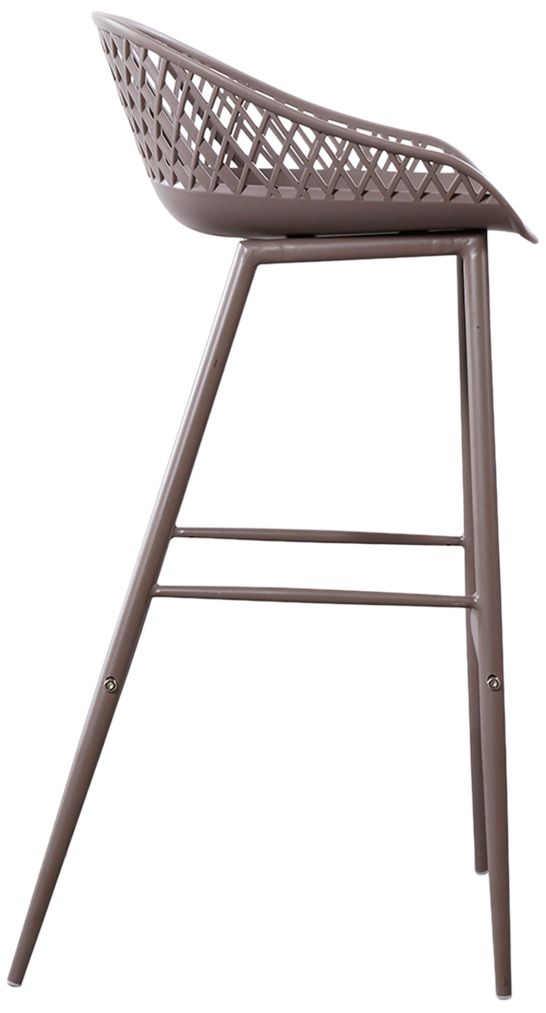 Piazza Outdoor Barstool Grey - Set Of Two