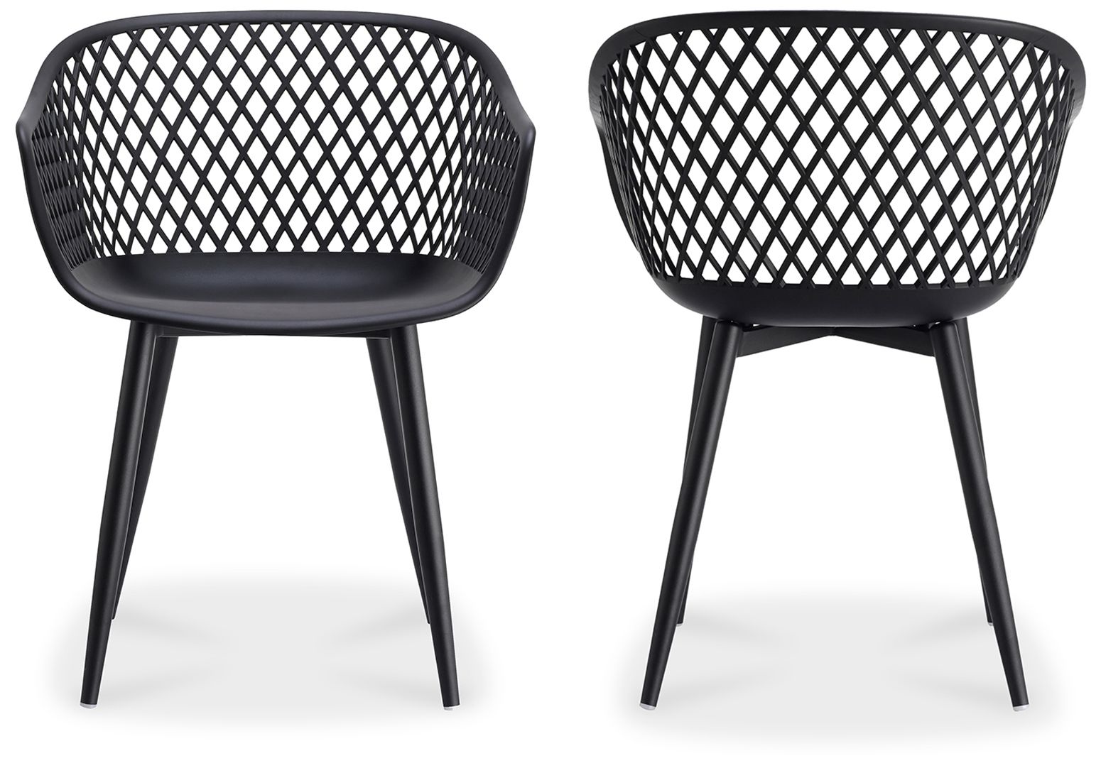 Image 3 Piazza Outdoor Chair Black - Set Of Two more views
