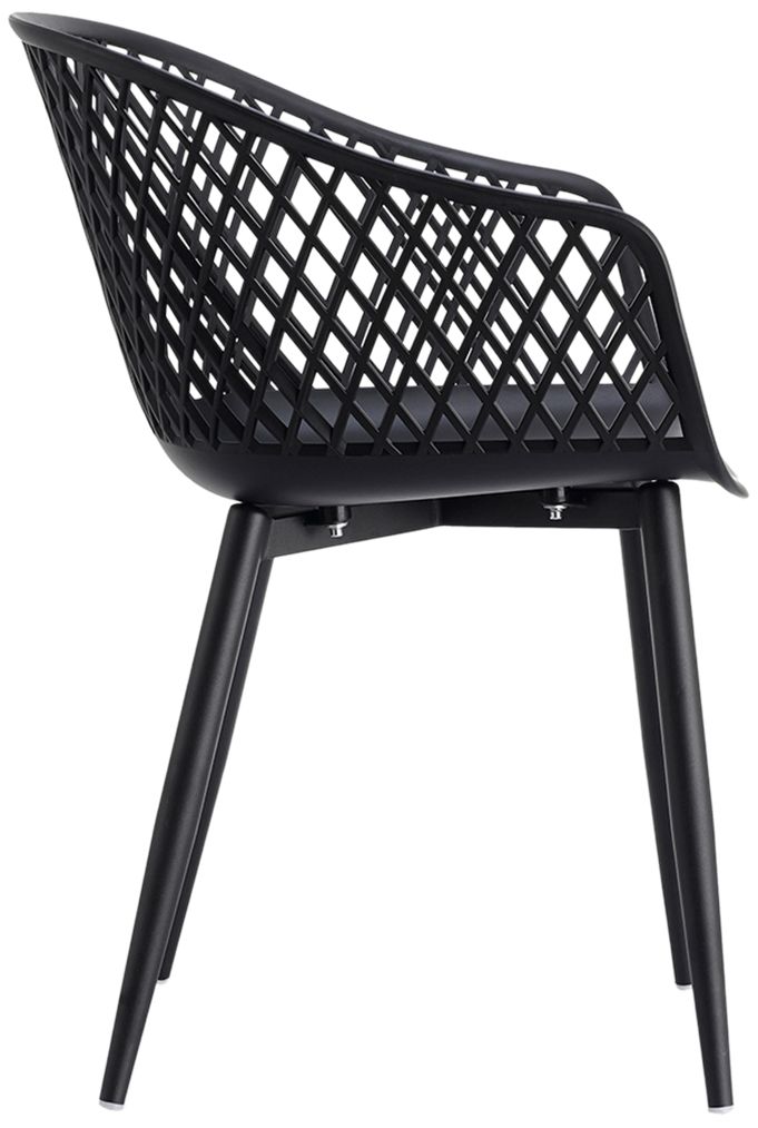 Piazza Outdoor Chair Black - Set Of Two