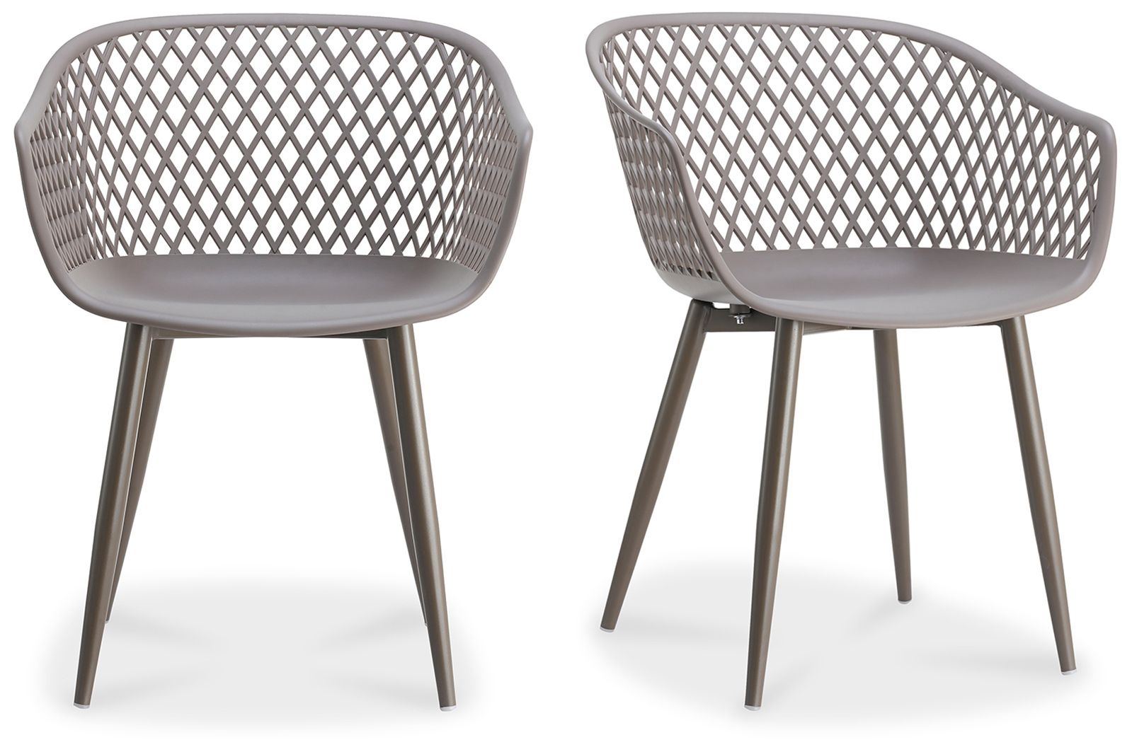 Image 2 Piazza Outdoor Chair Grey - Set Of Two more views