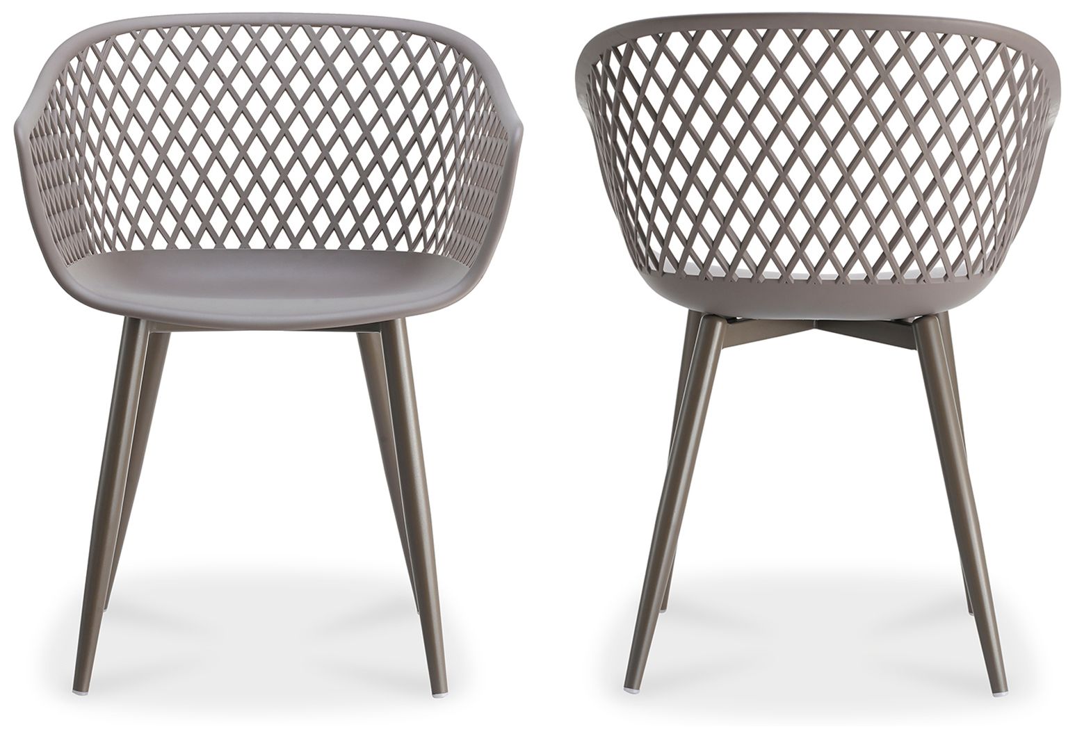 Image 3 Piazza Outdoor Chair Grey - Set Of Two more views