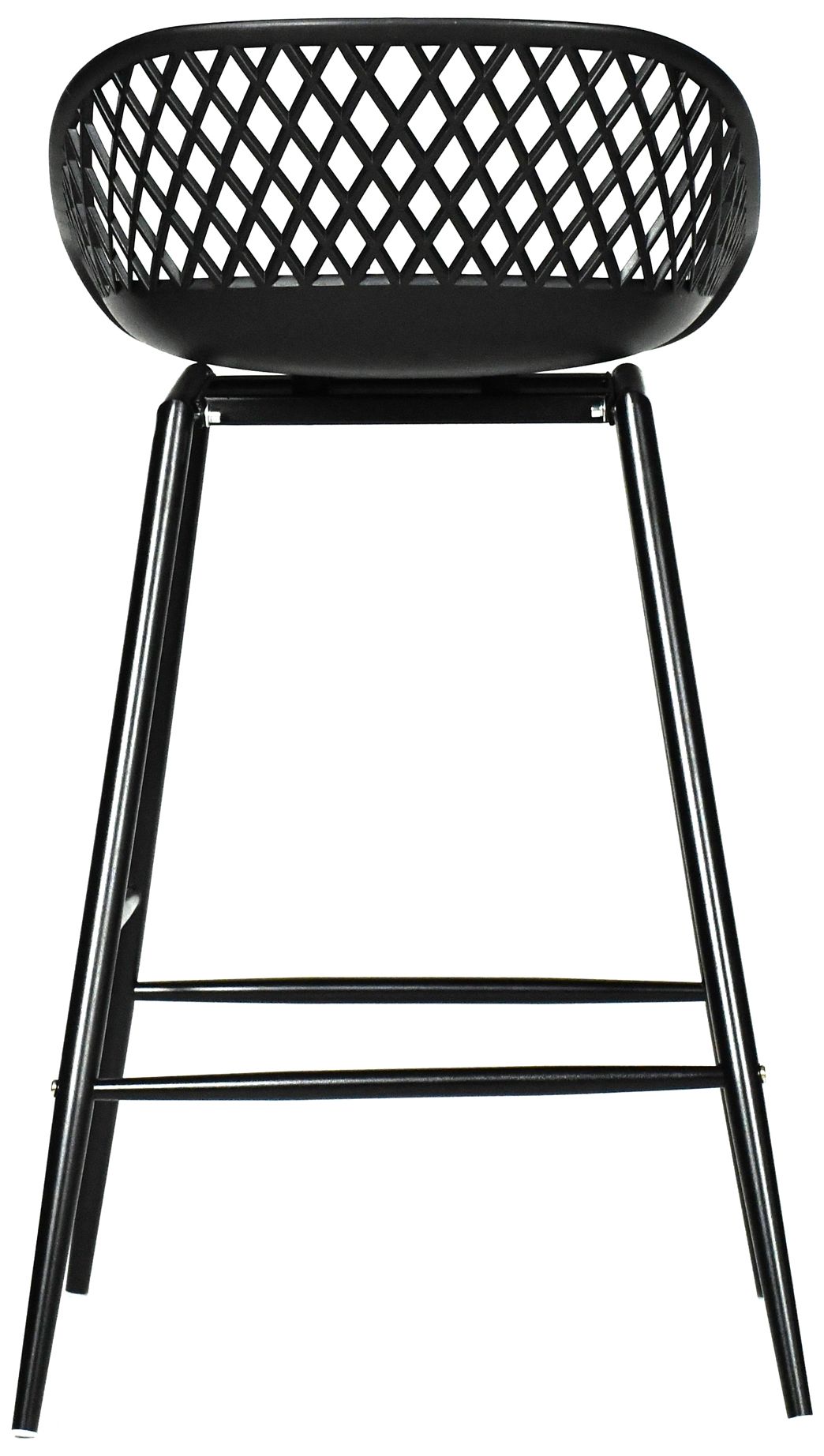Image 6 Piazza Outdoor Counter Stool Black - Set Of Two more views