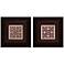 Piazza Tile I 2-Piece 14" Square Wall Art Set