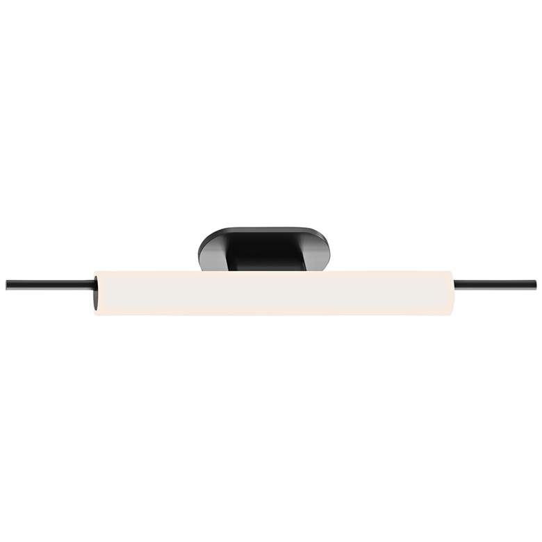 Image 3 Piccolo Encore™ 24" High Satin Black LED Outdoor Wall Light more views