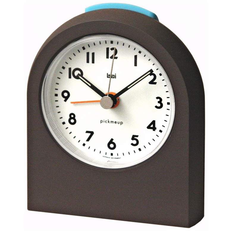 Image 1 Pick-Me-Up Dark Brown Alarm Clock