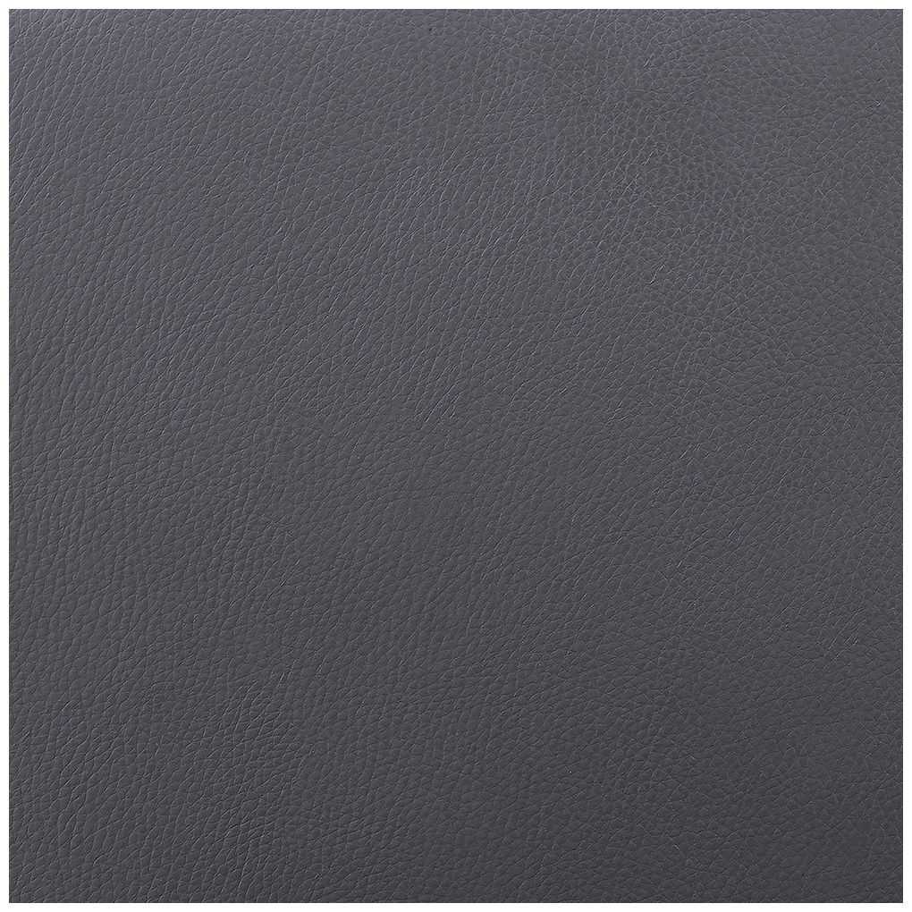 Pico 30 in. Swivel Barstool in Walnut Wood, Chrome and Grey Faux Leather