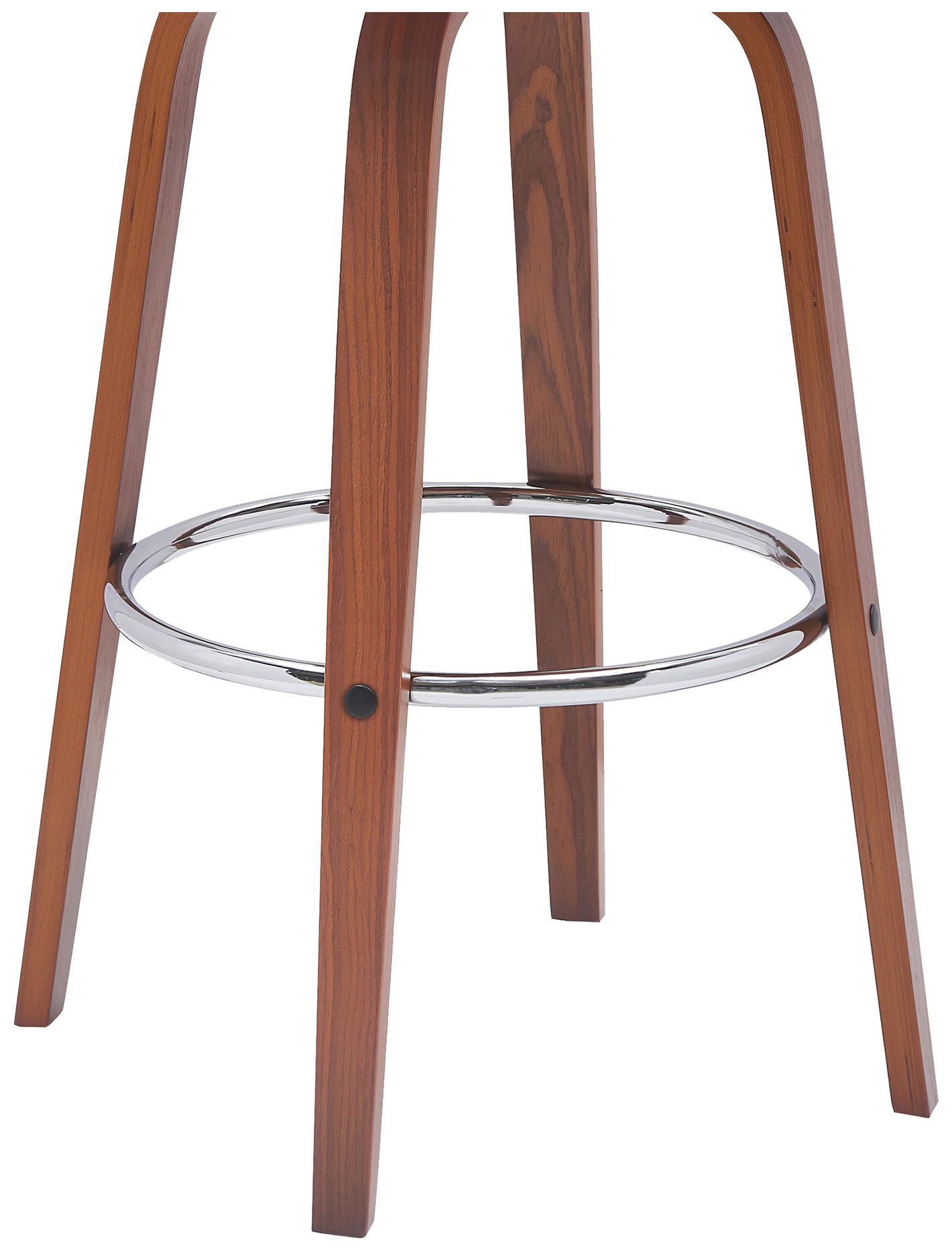 Pico 30" Cream Faux Leather Swivel Bar Stool