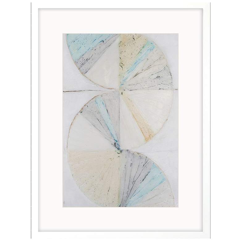 Image 1 Pie Charts I 30"W x 40"H Framed Art