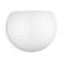 Piedmont 1 9.8" Wide Shiny White Modern Wall Sconce